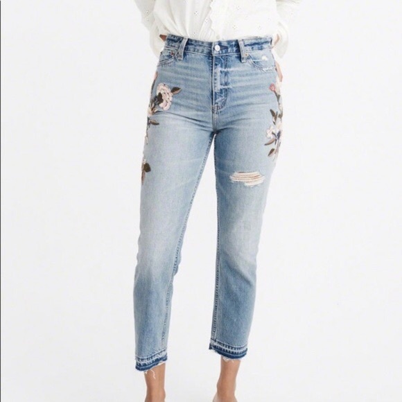 annie high rise girlfriend jeans 